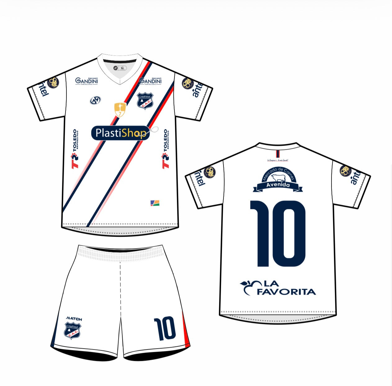 Camiseta Alternativa Club Campana 2026
